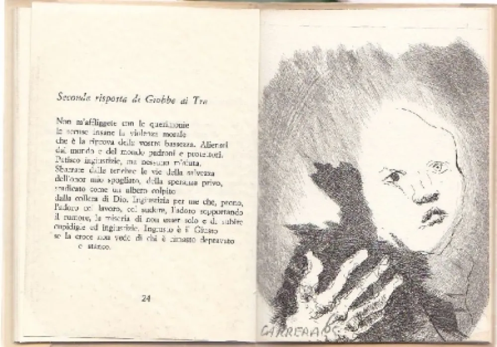 Офорт Carrera - Giobbe