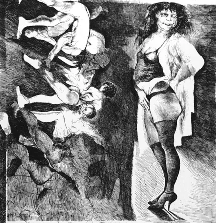 Офорт Carrera - La strada