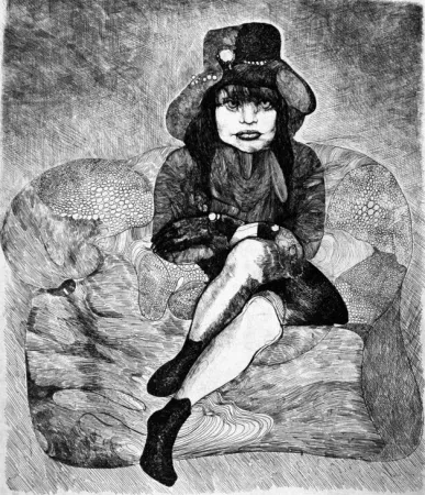 Офорт Carrera - Rossana