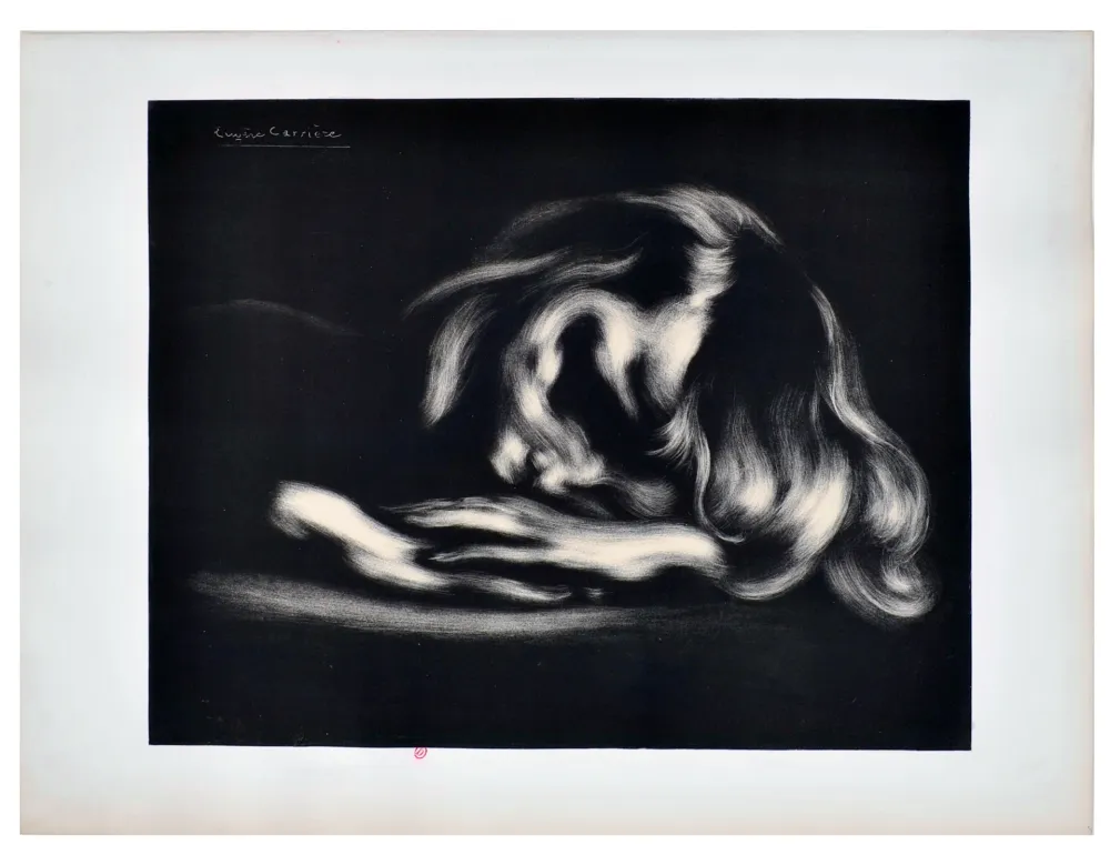 Литография Carriere - Le Sommeil