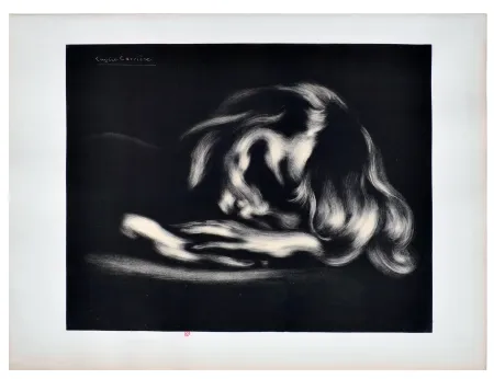 Литография Carriere - Le Sommeil