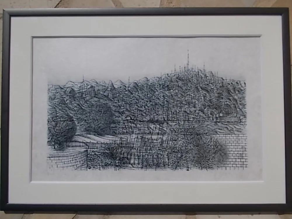 Литография Carzou - La Colline