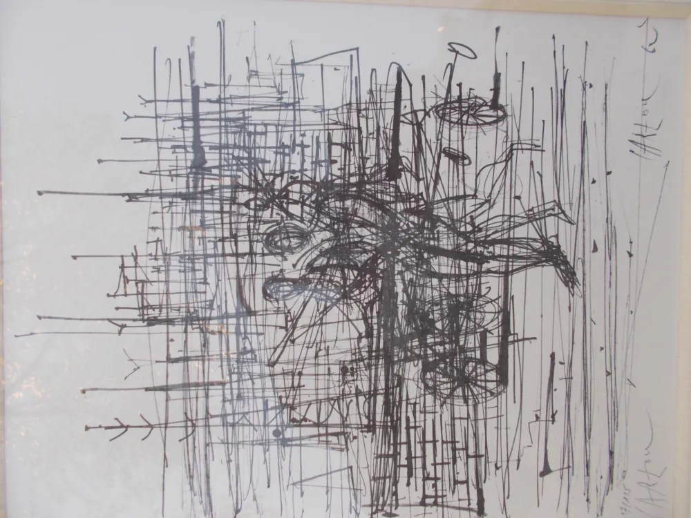 Литография Carzou - Le champ de bataille