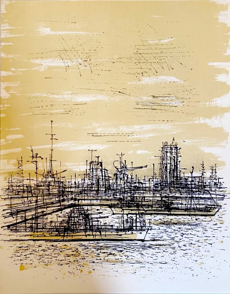 Литография Carzou - Le radar