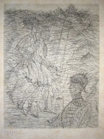 Гравюра Сухой Иглой Carzou - Sans titre 10