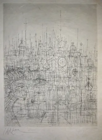 Гравюра Сухой Иглой Carzou - Sans titre 6