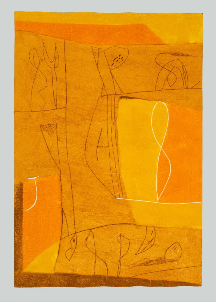 Офорт И Аквитанта Cascella - Composizione