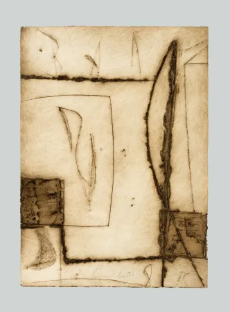 Офорт И Аквитанта Cascella - Composizione