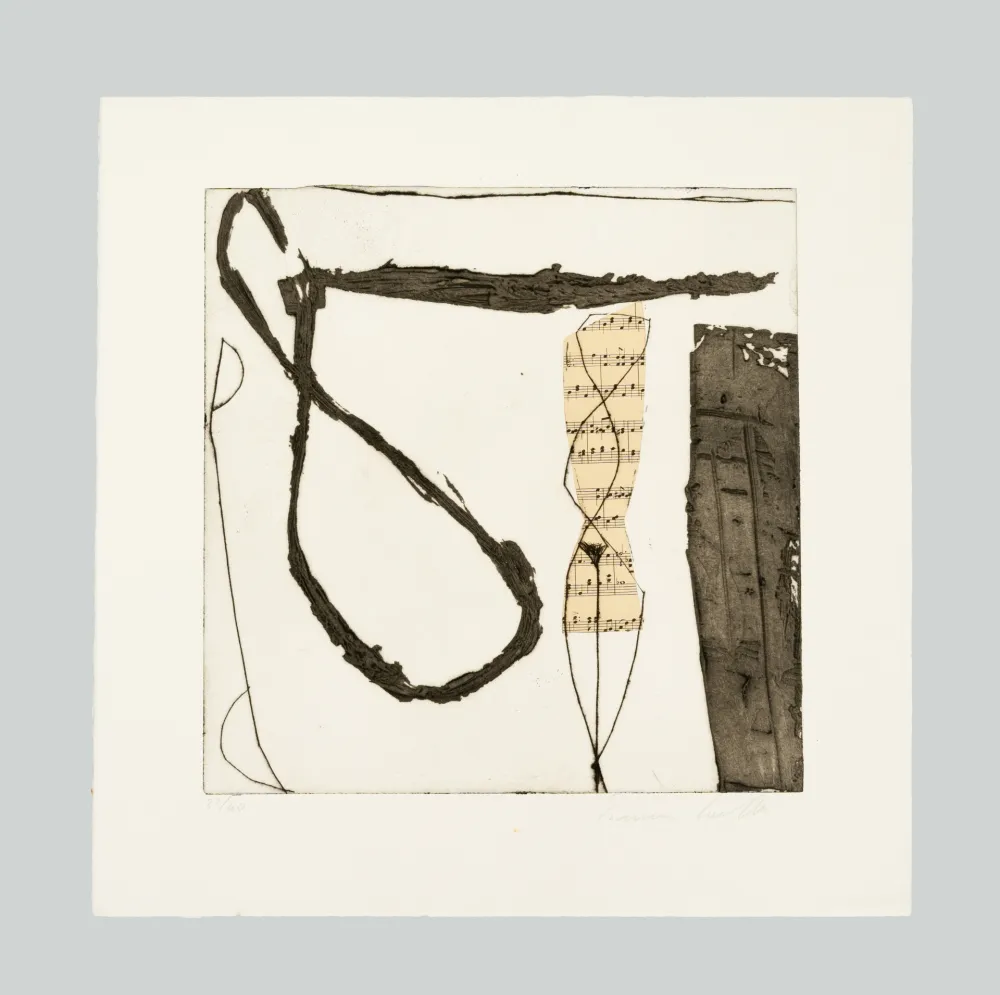 Офорт И Аквитанта Cascella - Composizione