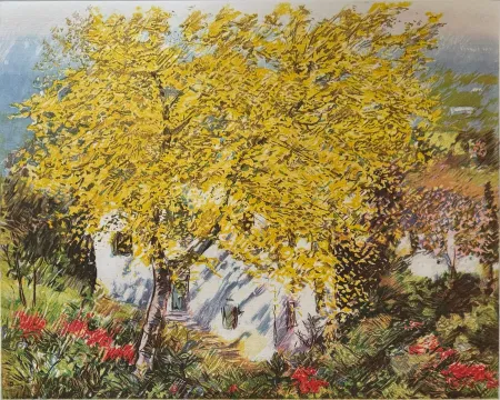 Офорт Cascella - Natura