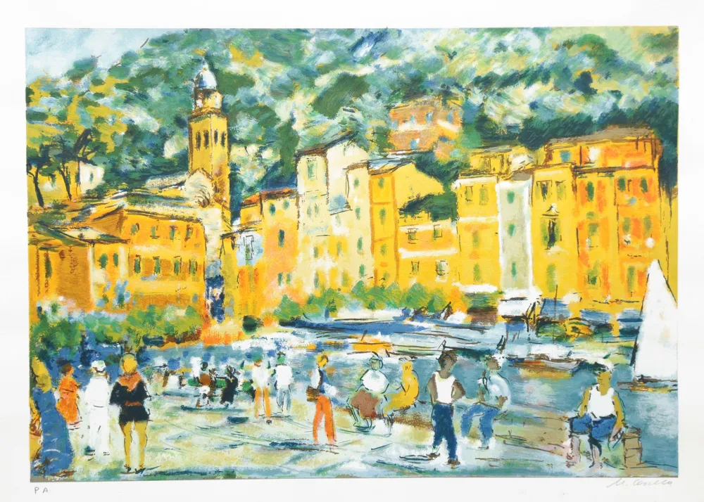 Литография Cascella - SENZA TITOLO