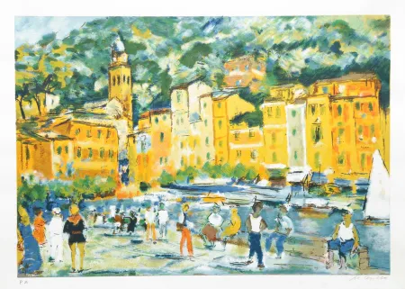 Литография Cascella - SENZA TITOLO