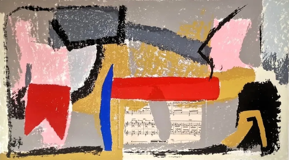 Литография Cascella - Senza titolo