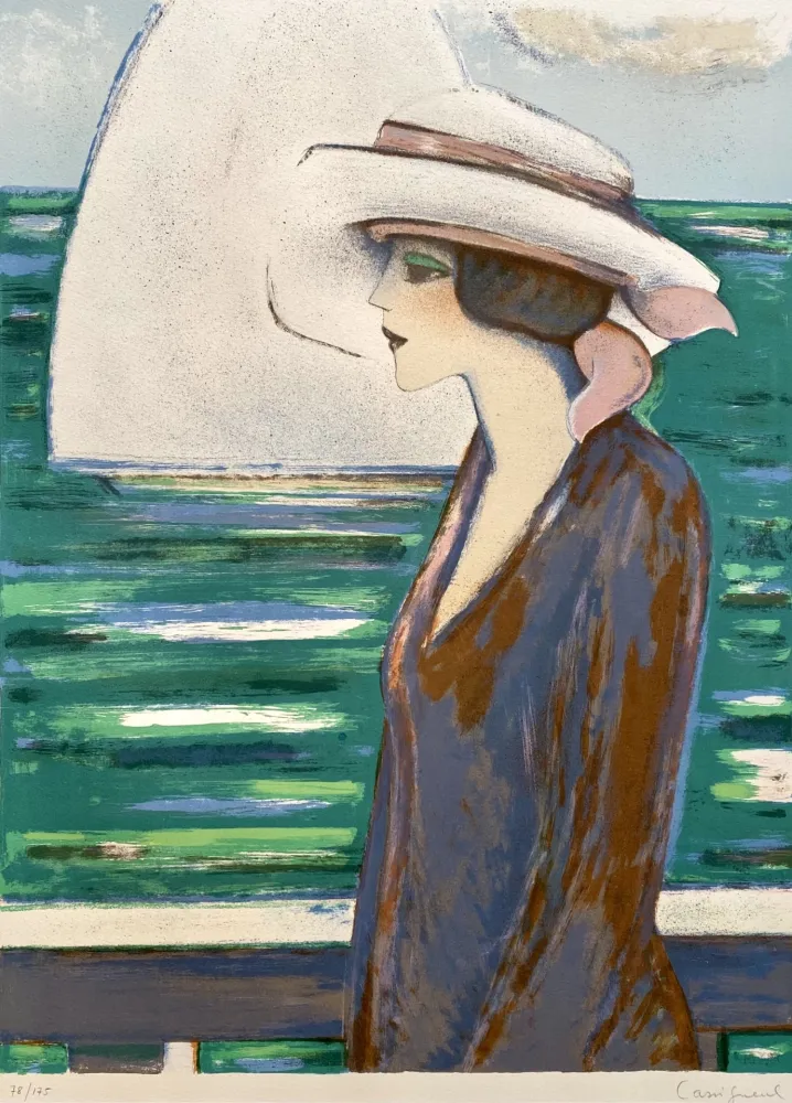 Литография Cassigneul  - Au Fil de L'eau