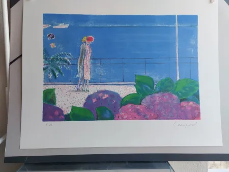 Литография Cassigneul  - LA CROISETTE(1983)
