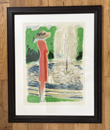 Литография Cassigneul  - Le Jet d’eau