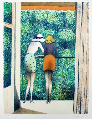 Литография Cassigneul  - Les deux Amis