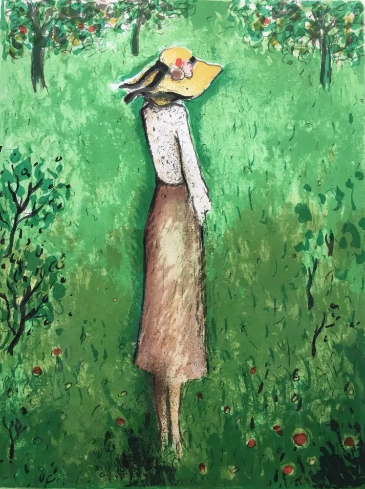 Литография Cassigneul  - Les Pommiers