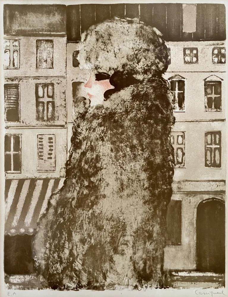 Литография Cassigneul  - L’Hiver 