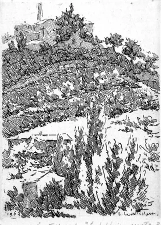 Офорт Castellani - La fabbrica vuota