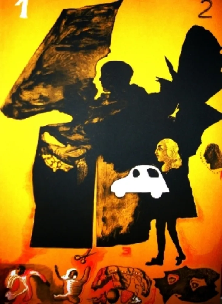 Литография Castillo - Barcelone 1