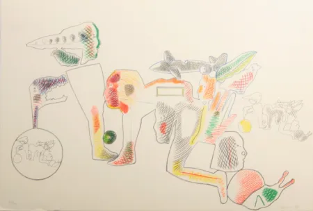 Литография Castillo - Carpeta 12 Aniversari Galeria Joan Prats