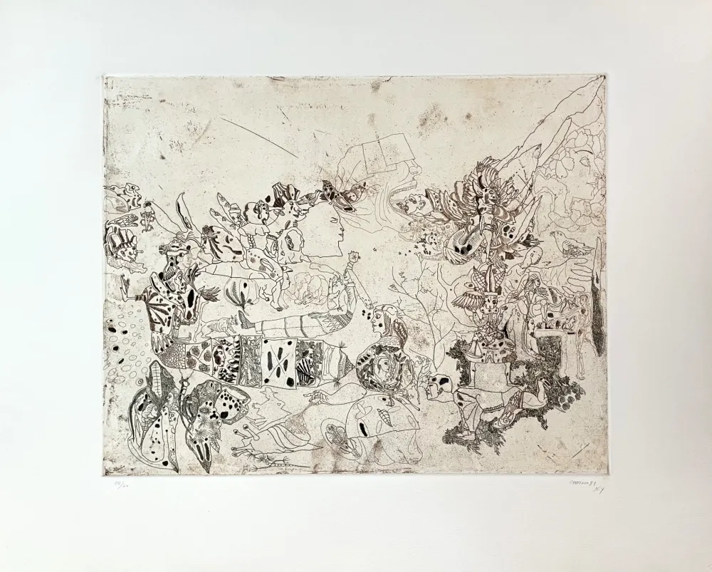 Гравюра Castillo - Composition