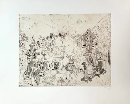 Гравюра Castillo - Composition