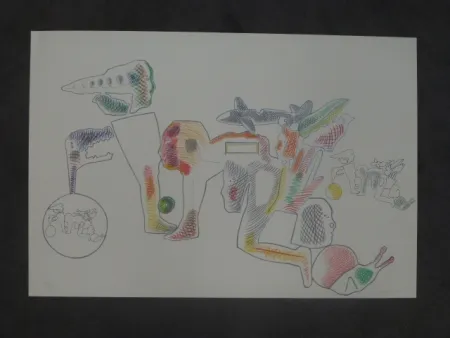 Литография Castillo - Hommage à Joan Prats