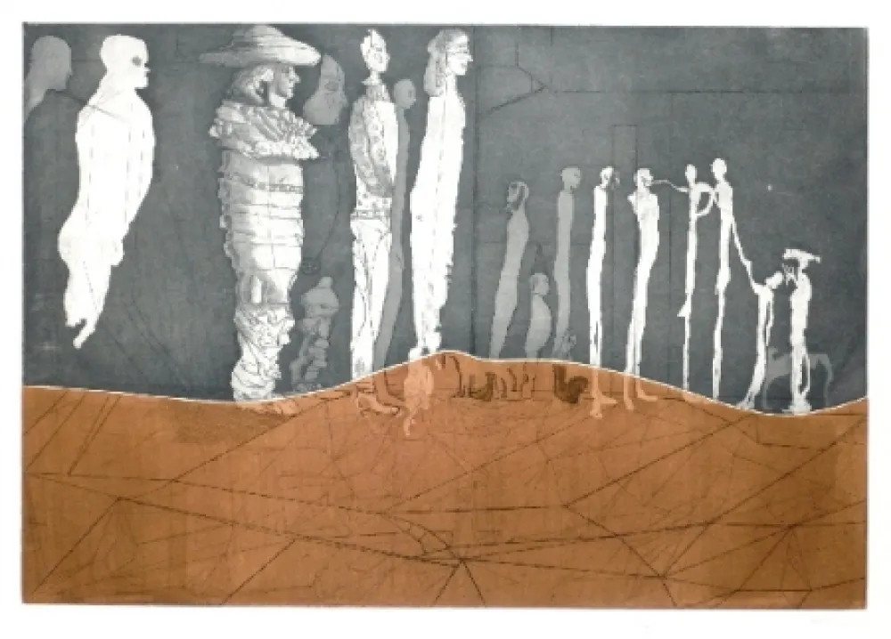 Офорт И Аквитанта Castillo - La espera