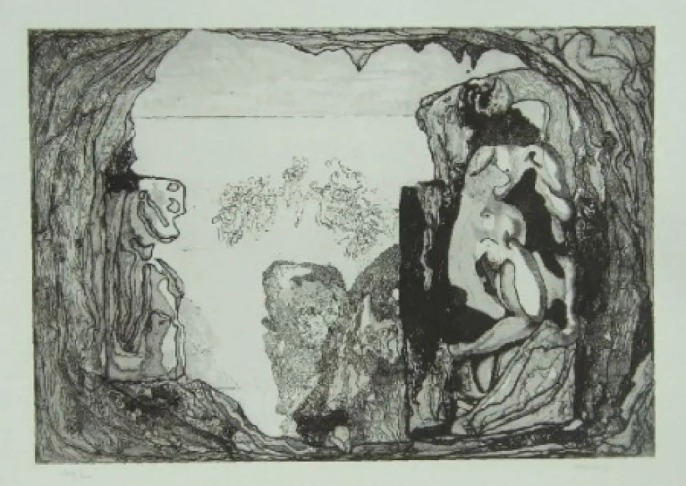 Офорт Castillo - Omaggio a Michelangelo