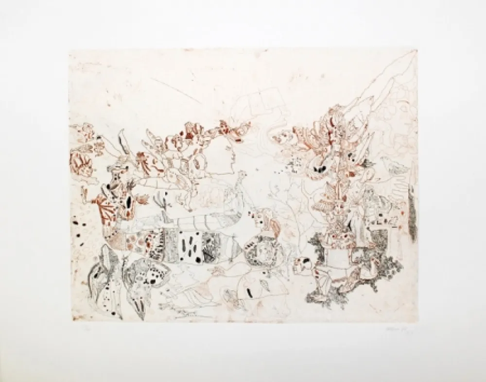 Офорт Castillo - Sin Título