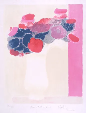 Литография Cathelin - Anémones 2 - Anemones 2