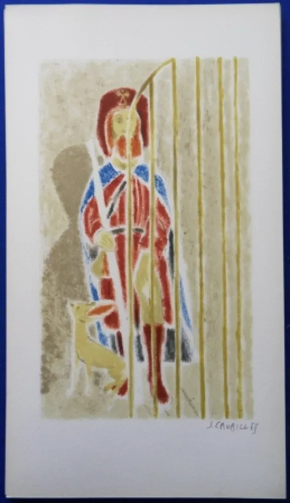 Литография Cavailles - Le Pélerin