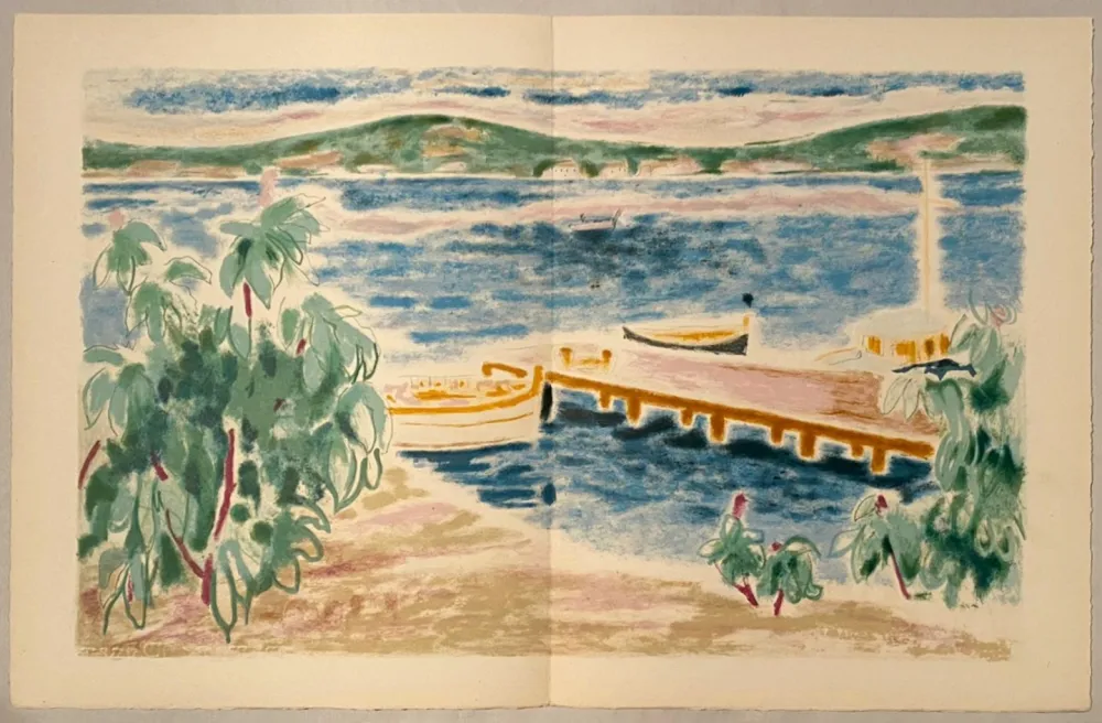 Литография Cavailles - Paysage