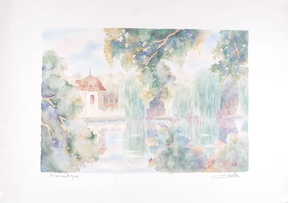 Литография Cavalle - Romantique