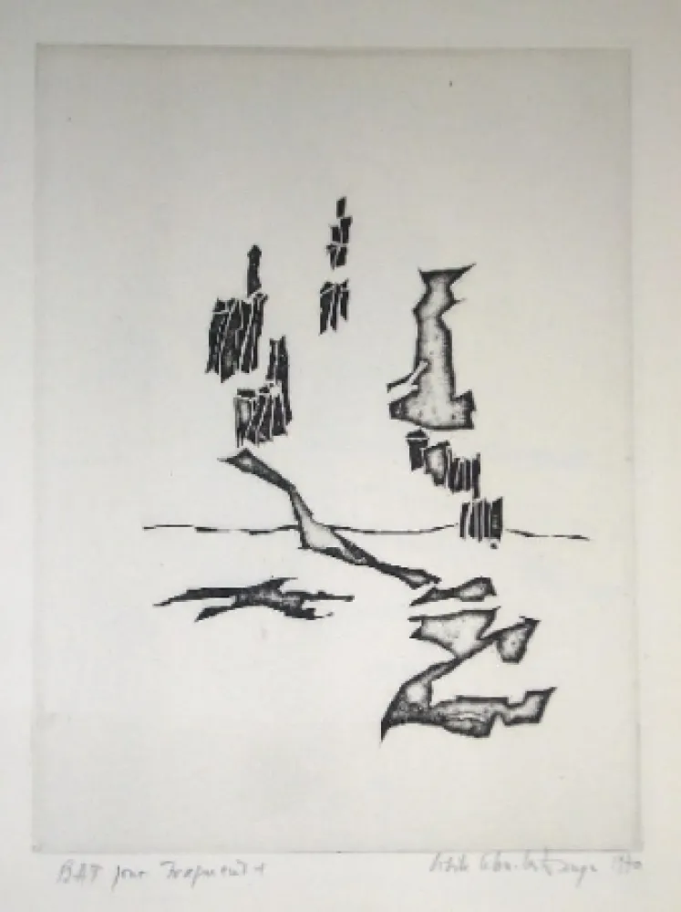 Гравюра Celan Lestrange - Fragment 1 -pl1