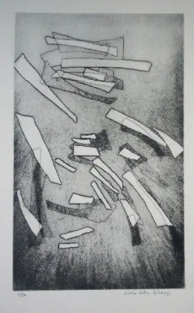 Офорт Celan Lestrange - Inachevé