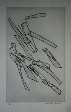 Офорт Celan Lestrange - Inachevé