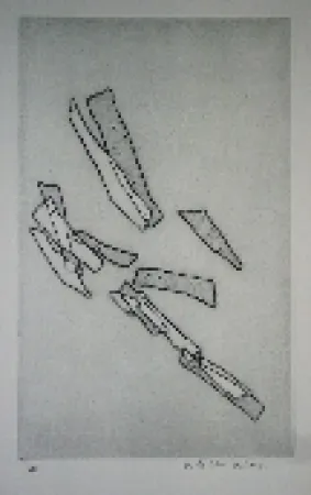 Офорт Celan Lestrange - Inachevé