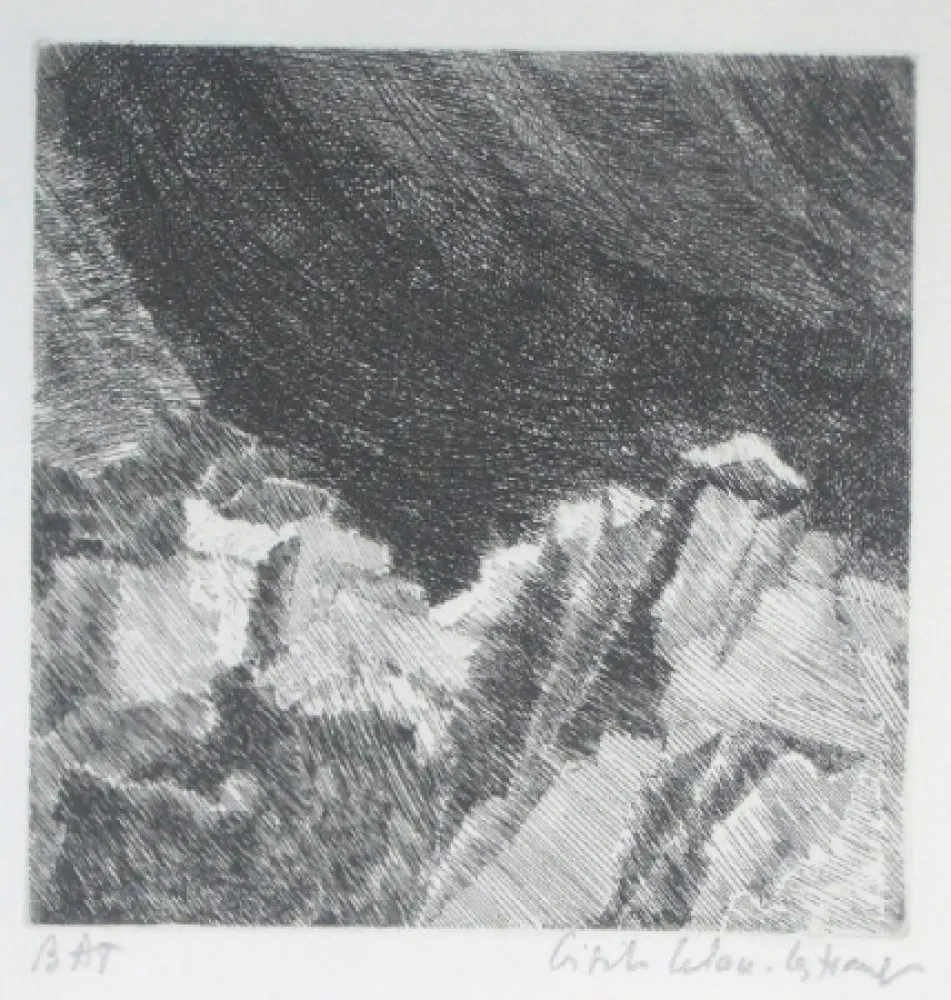 Гравюра Celan Lestrange - Minuscules épisodes 12 - Ici