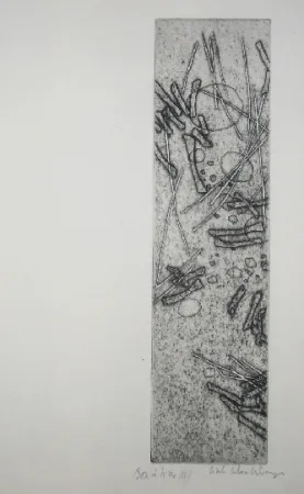 Гравюра Celan Lestrange - Schwarzmaut - 11