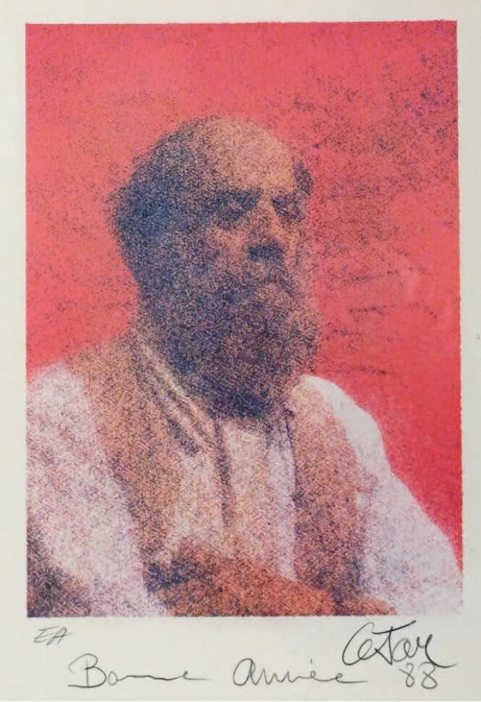 Литография Cesar - Autoportrait