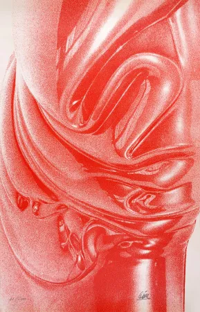 Сериграфия Cesar - Expansion rouge (César Plastiques)