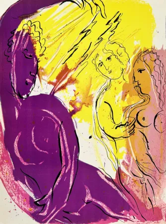 Литография Chagall - Angel of Paradise