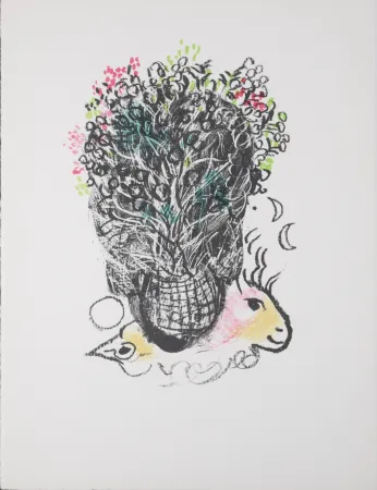 Литография Chagall - Bouquet pour Fernand, 1972