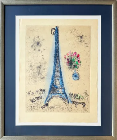 Офорт И Аквитанта Chagall - Celui qui dit les choses sans rien dire, Planche I