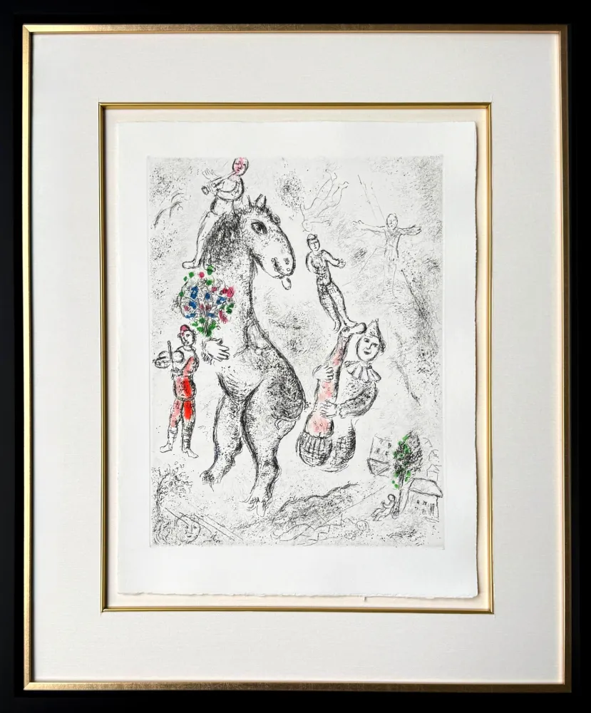 Офорт Chagall - Celui qui dit les choses sans rien dire, Planche IX
