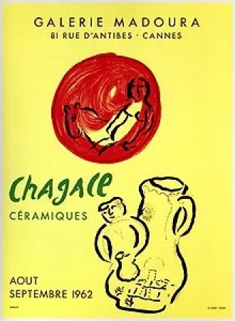 Литография Chagall - Céramiques