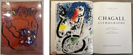 Иллюстрированная Книга Chagall - CHAGALL LITHOGRAPHE I. Avec 12 lithographies originales (1960)